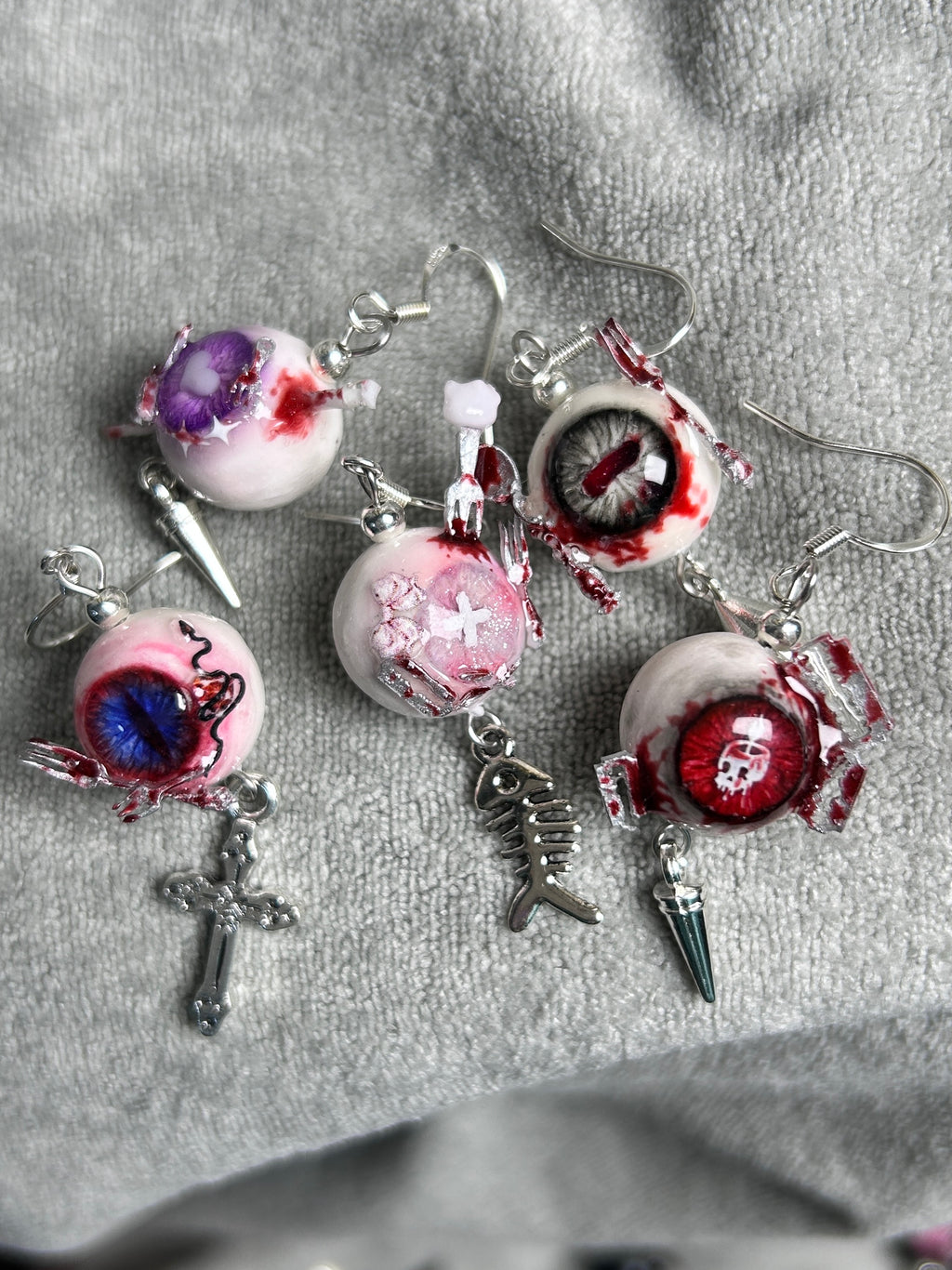 Cthulhu Eye - Devourer’s Bite: Eat-Me Earrings - product overview