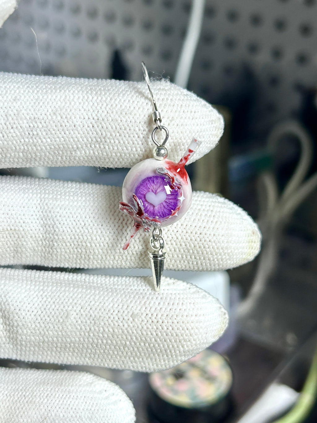 Cthulhu Eye - Devourer’s Bite: Eat-Me Earrings - product image 6