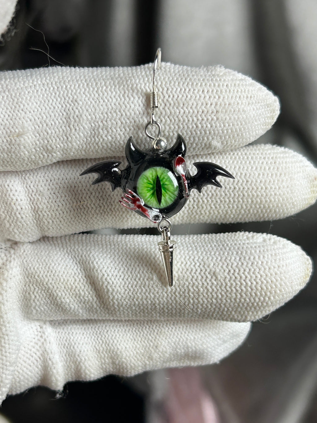 Cthulhu Eye - Dark Temptress: Succubus Earrings - product image 5