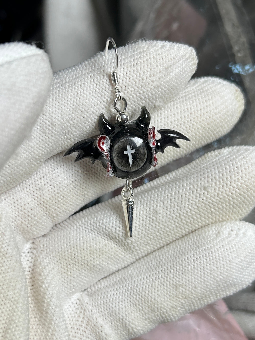 Cthulhu Eye - Dark Temptress: Succubus Earrings - product image 6