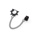 Black Six-Spike Chain Ear Clips - Black Six-Spike Chain Ear Clips - Chain