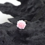 Butterfly Floral Earrings Rose Pink Cartilage & Helix Look - product image 7