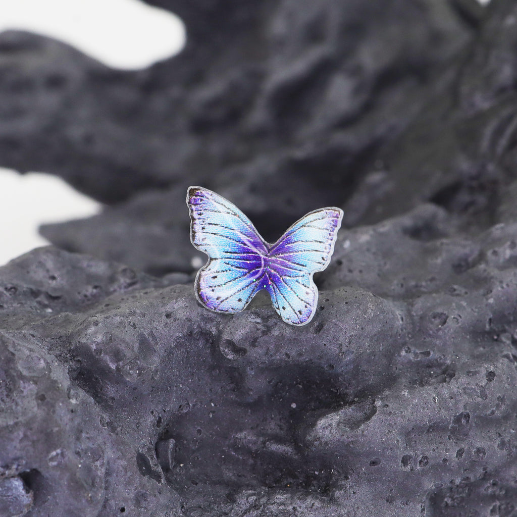 Ethereal Butterfly Floral Stainless Steel Ear Studs & Cartilage Earrings - product image 6