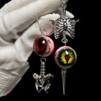 Cthulhu Eye - Grim Eye Skull Earrings - product image 2
