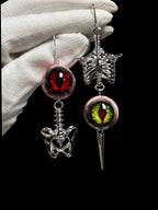 Cthulhu Eye - Grim Eye Skull Earrings - product image 5