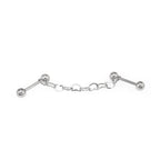 Black Heart Chain Stainless Steel Ear Chain - product image 3