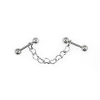 Black Heart Chain Stainless Steel Ear Chain - product image 7