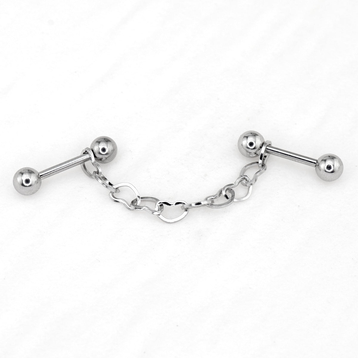 Black Heart Chain Stainless Steel Ear Chain - product image 8