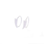 CRUX - PAIR OF White Enamel Fangs Stainless Steel Lip Clip - product image 3
