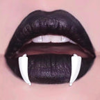 CRUX - PAIR OF White Enamel Fangs Stainless Steel Lip Clip - product image 2