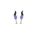 CRUX - Purple Satan Demon Titanium Helix Studs - product image 6