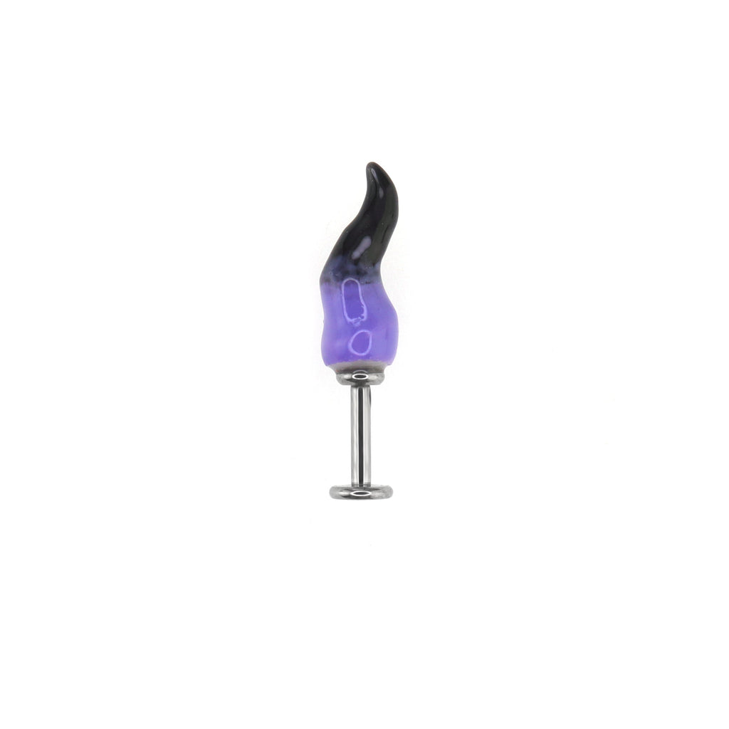 CRUX - Purple Satan Demon Titanium Helix Studs - product image 5
