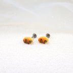 Star Baker - Chocolate Croissant Stainless Steel Ear Studs - product image 7