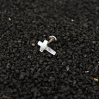Hallowmas - Moonlight Gothic Cross Labret/Ear Stud - Moonlight Gothic Cross Labret