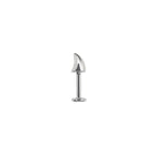 Devil Horn Internally Threaded Stainless Steel Ear Stud - product image 4