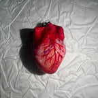 "The Organ" Life-Like Anatomical Heart Necklace - Realistic Vein Detail - Crux Jewelry product image 2