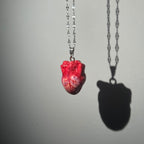 "The Organ" Life-Like Anatomical Heart Necklace - Realistic Vein Detail - Crux Jewelry product image 5