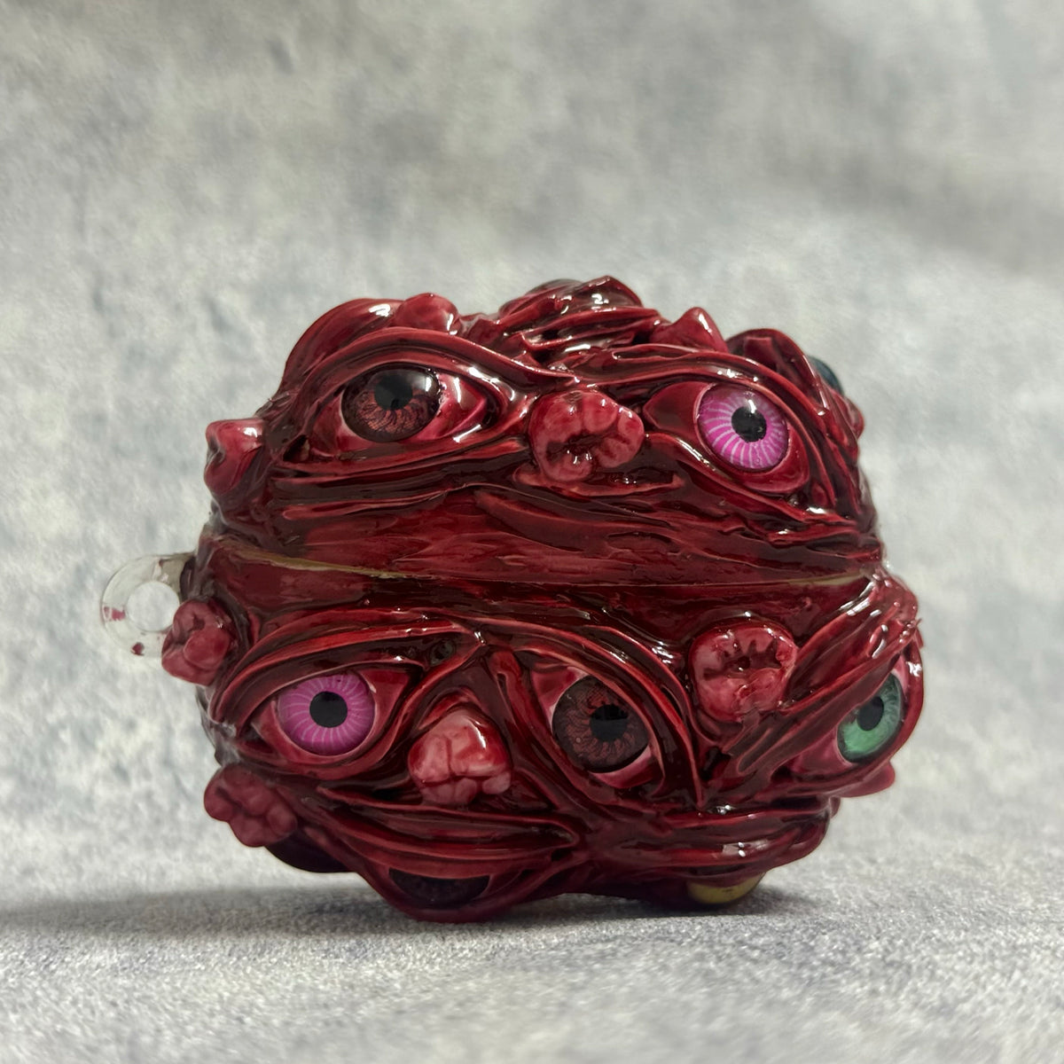 "Oddball Blobs" Creepy Cute 3D Phone Case | Handmade Weirdcore Monster Face & Big... - Crux Jewelry product image 3