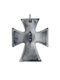 The "Crux" Pendant - Hyper-realistic Eye Cross Necklace | Gothic Occult Jewelry product image 5