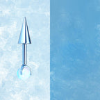 ASTM F136 Titanium Aurora Opal Spike Stud - Edgy Fairycore Cartilage Piercing - Crux Jewelry product image 7