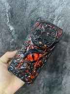 "Elemental Chaos" Marbled Dragon Eye 3D Phone Case | Swirling Texture Resin Cover - Crux Jewelry product image 5