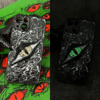 "Elemental Chaos" Marbled Dragon Eye 3D Phone Case | Swirling Texture Resin Cover product image 7