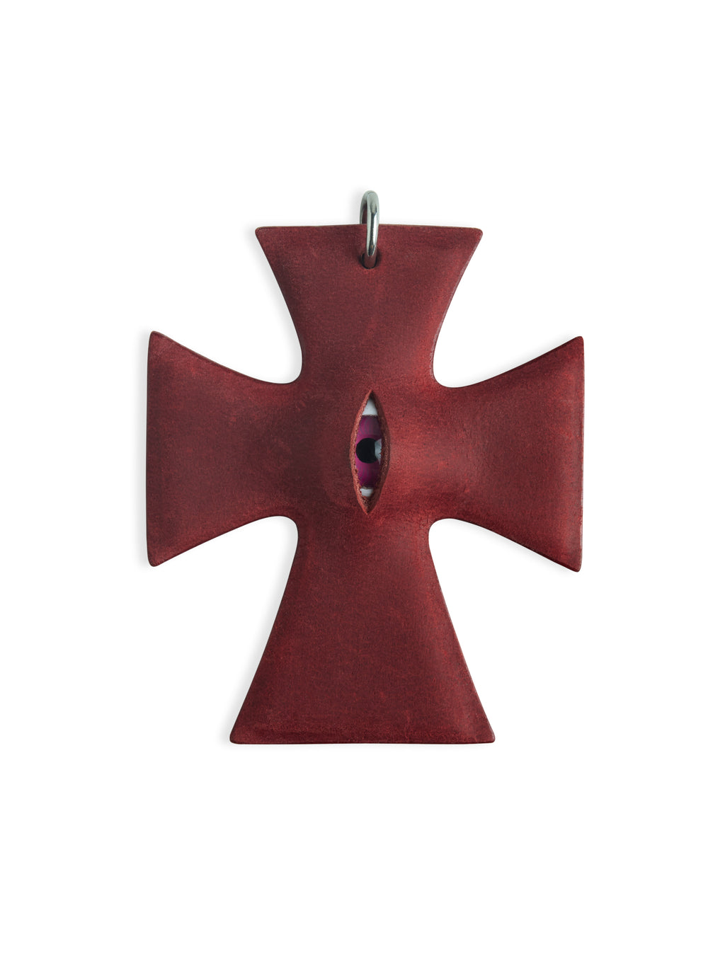 The "Crux" Pendant - Hyper-realistic Eye Cross Necklace | Gothic Occult Jewelry - Crux Jewelry product image 10