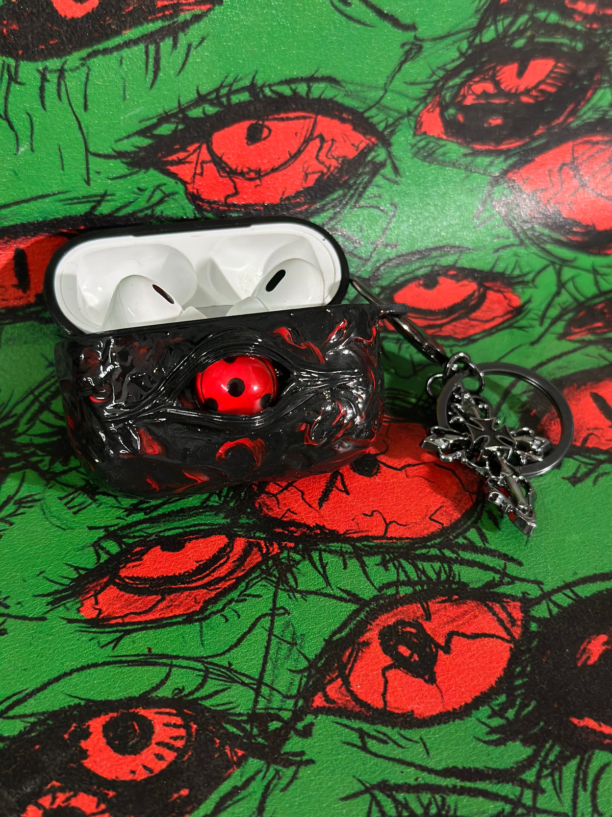 "Uchiha Legacy" Glow in the Dark Sharingan Phone Case | Itachi, Sasuke, Madara & Obito Mangekyou Eyes product image 1