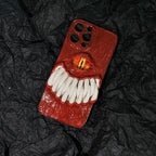 "The Devourer" 3D Big Mouth Monster Phone Case | Realistic Teeth & Cyclops Eye Art - Crux Jewelry product image 2