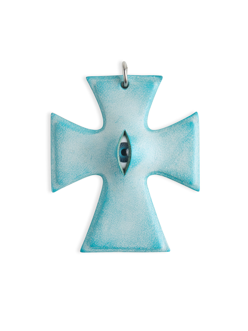 The "Crux" Pendant - Hyper-realistic Eye Cross Necklace | Gothic Occult Jewelry - Crux Jewelry product image 6