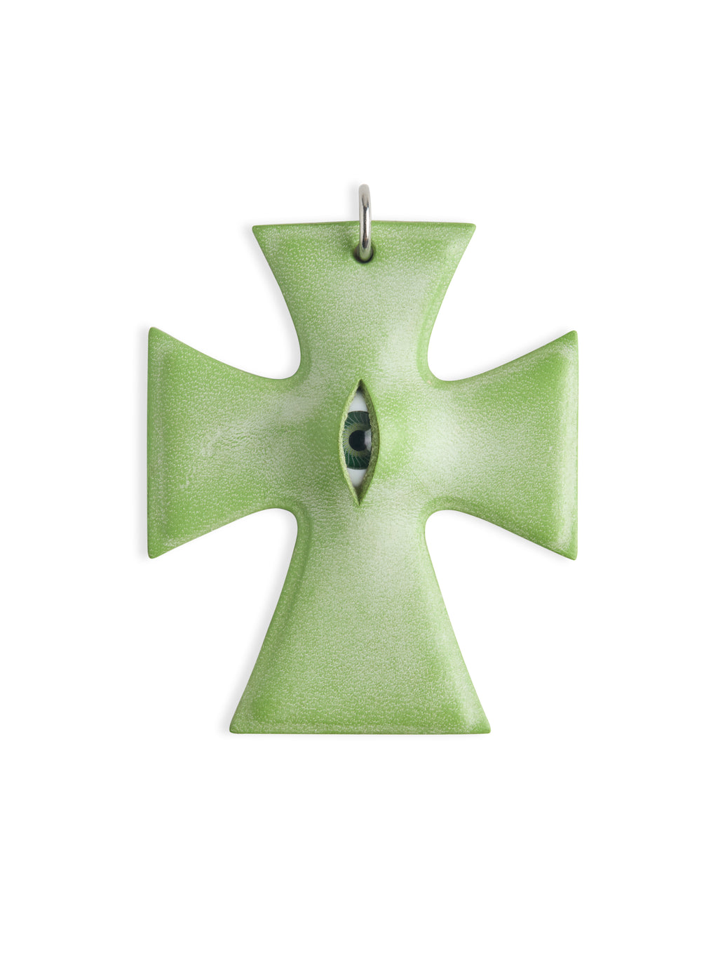The "Crux" Pendant - Hyper-realistic Eye Cross Necklace | Gothic Occult Jewelry - Crux Jewelry product image 5