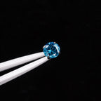 ETSY 4574960454 | IMAGE 6 | Azure Moissanite Flat Back Stud