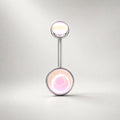 ETSY 4515121130 | IMAGE 11 | Rainbow Moonstone Navel Ring