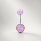 ETSY 4515121130 | IMAGE 9 | Rainbow Moonstone Navel Ring
