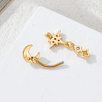 ETSY 4528327392 | IMAGE 5 | Moon Star Titanium Belly Ring