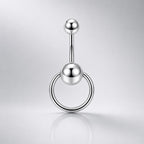 ETSY 4534951951 | IMAGE 10 | Spinning Ball Titanium Belly Ring