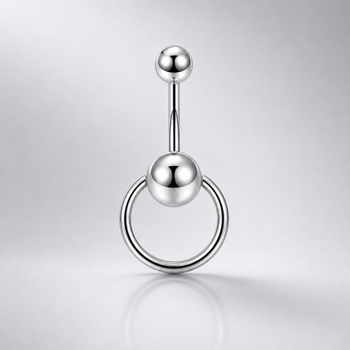 ETSY 4534951951 | IMAGE 10 | Spinning Ball Titanium Belly Ring