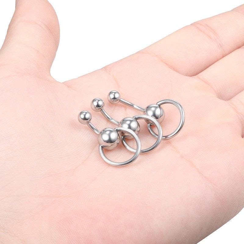 ETSY 4534951951 | IMAGE 3 | Spinning Ball Titanium Belly Ring