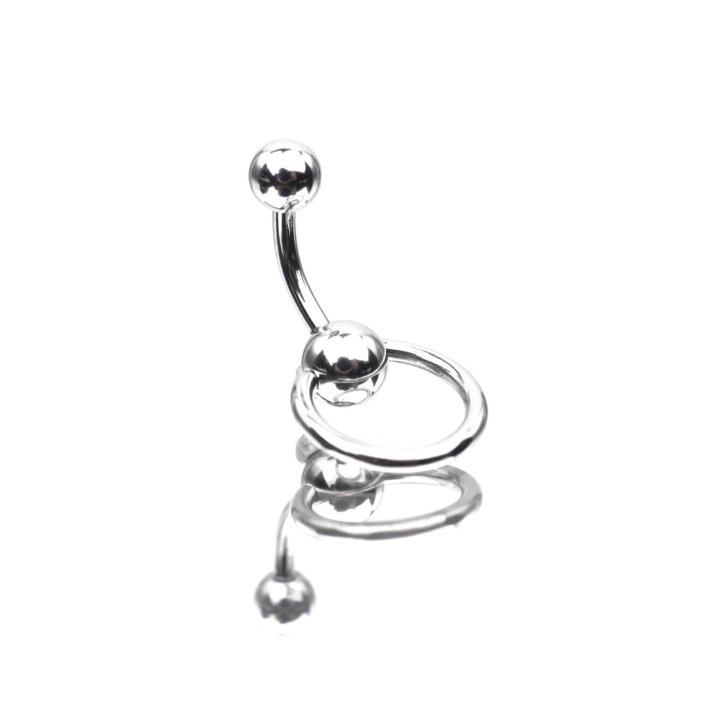 ETSY 4534951951 | IMAGE 4 | Spinning Ball Titanium Belly Ring