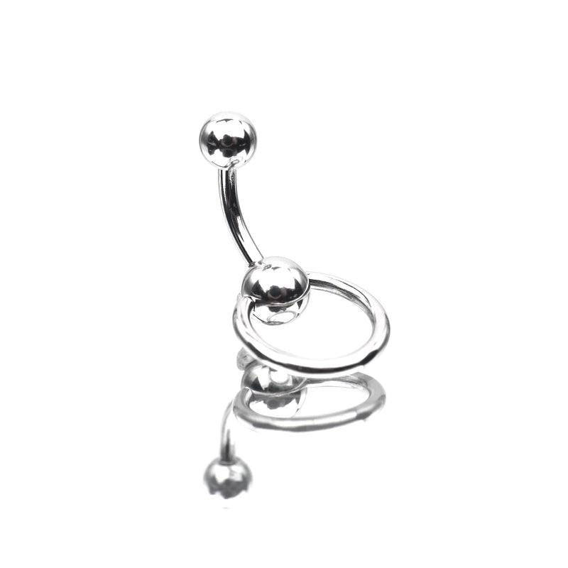 ETSY 4534951951 | IMAGE 9 | Spinning Ball Titanium Belly Ring