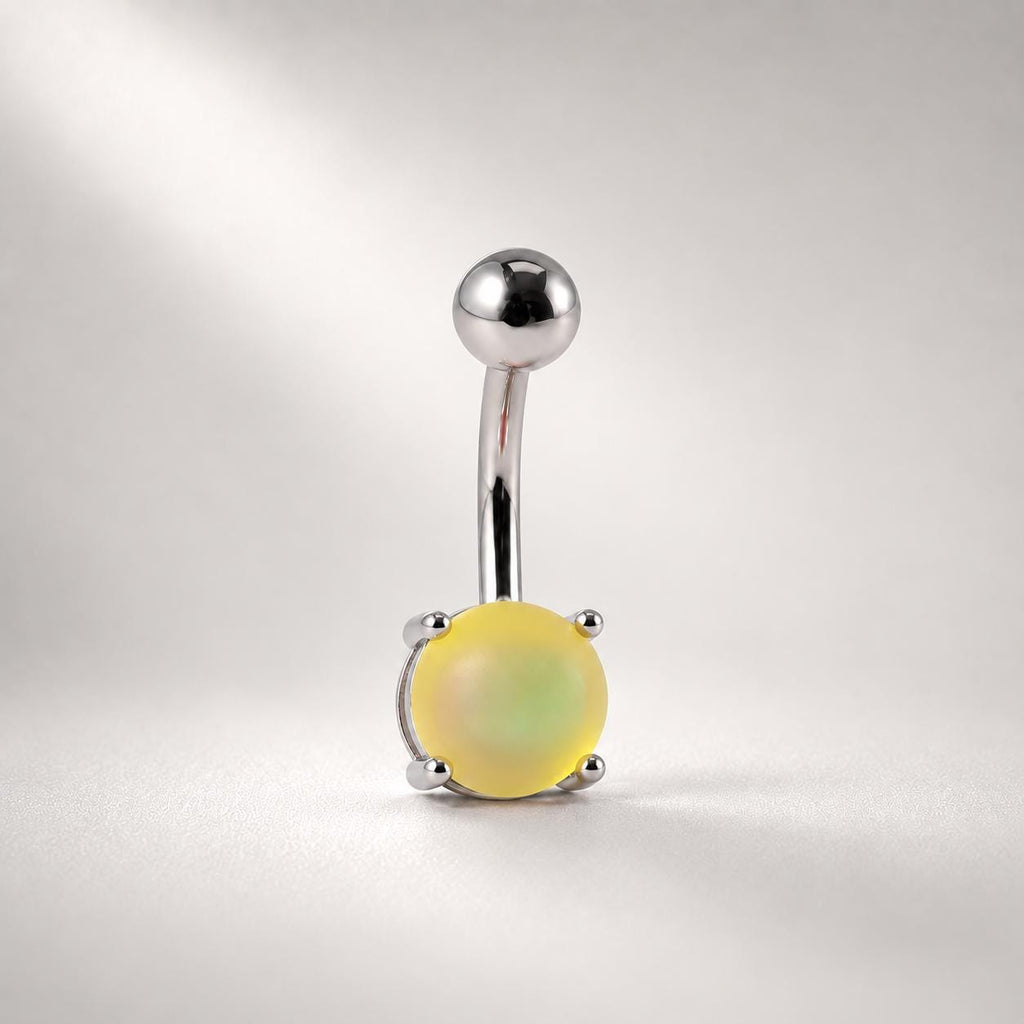 ETSY 4534971642 | IMAGE 12 | Aurora CZ Titanium Belly Ring