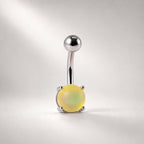 ETSY 4534971642 | IMAGE 12 | Aurora CZ Titanium Belly Ring
