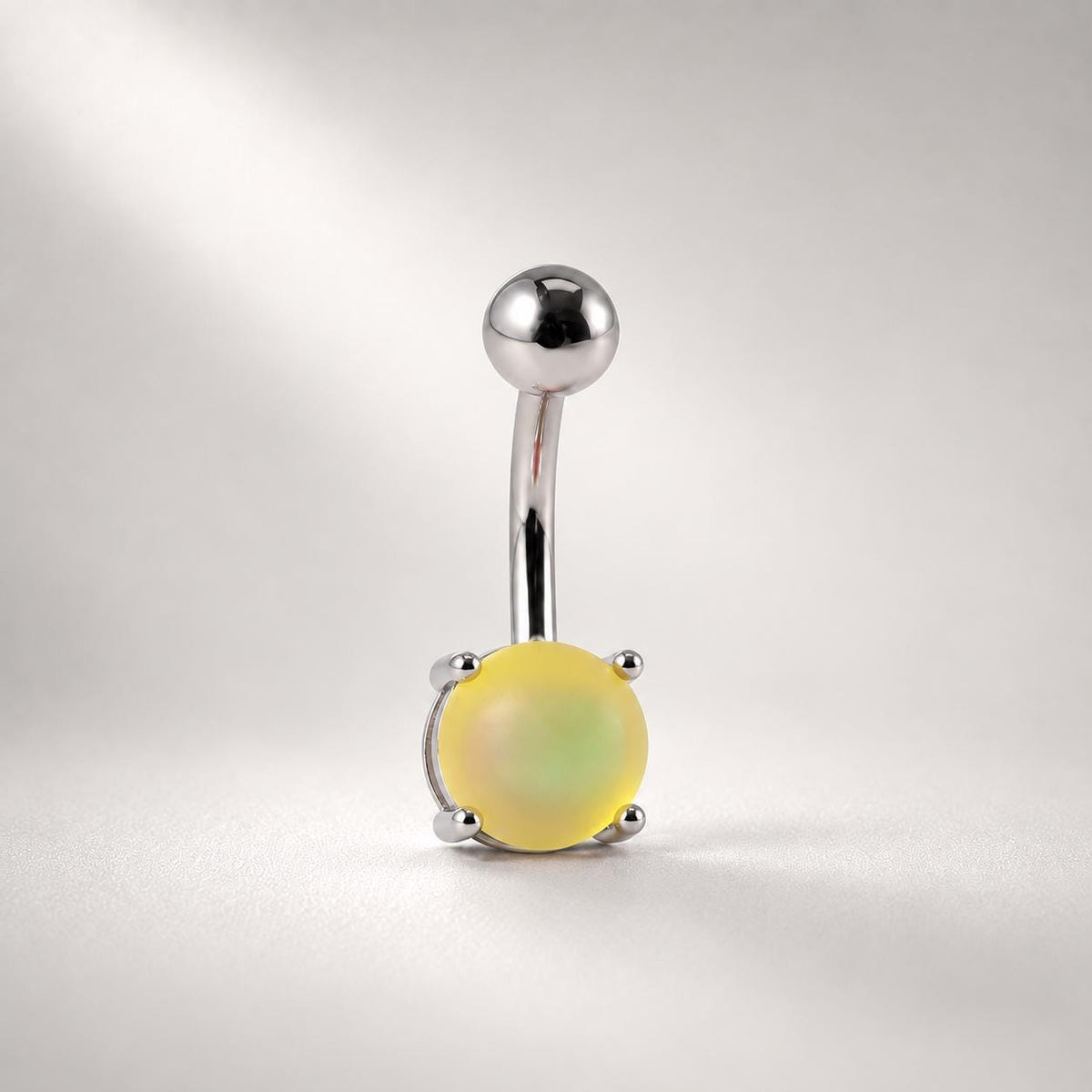 ETSY 4534971642 | IMAGE 12 | Aurora CZ Titanium Belly Ring