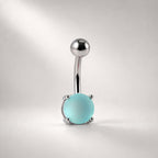 ETSY 4534971642 | IMAGE 13 | Aurora CZ Titanium Belly Ring