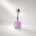 ETSY 4534971642 | IMAGE 8 | Aurora CZ Titanium Belly Ring