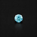ETSY 4553755716 | IMAGE 5 | Blue Moissanite Flat Back Stud
