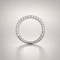 Titanium Pavé CZ Septum Clicker detail 8