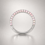 Titanium Pavé CZ Septum Clicker detail 10