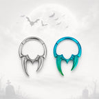 Titanium Double Fang Septum Clicker detail 2