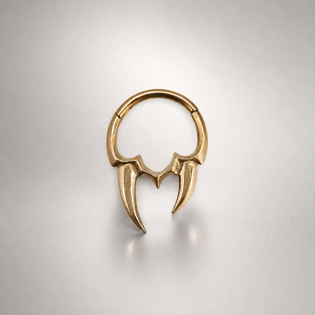 Titanium Double Fang Septum Clicker detail 6